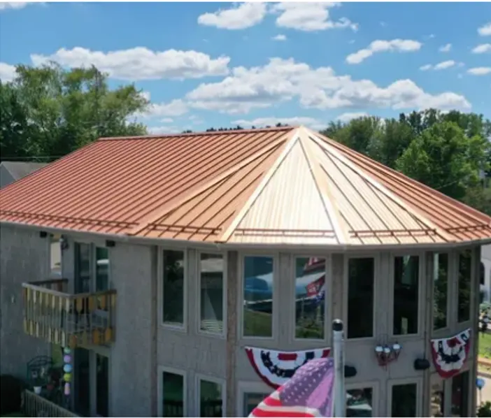 Commercial roof inspection documented in Centerville